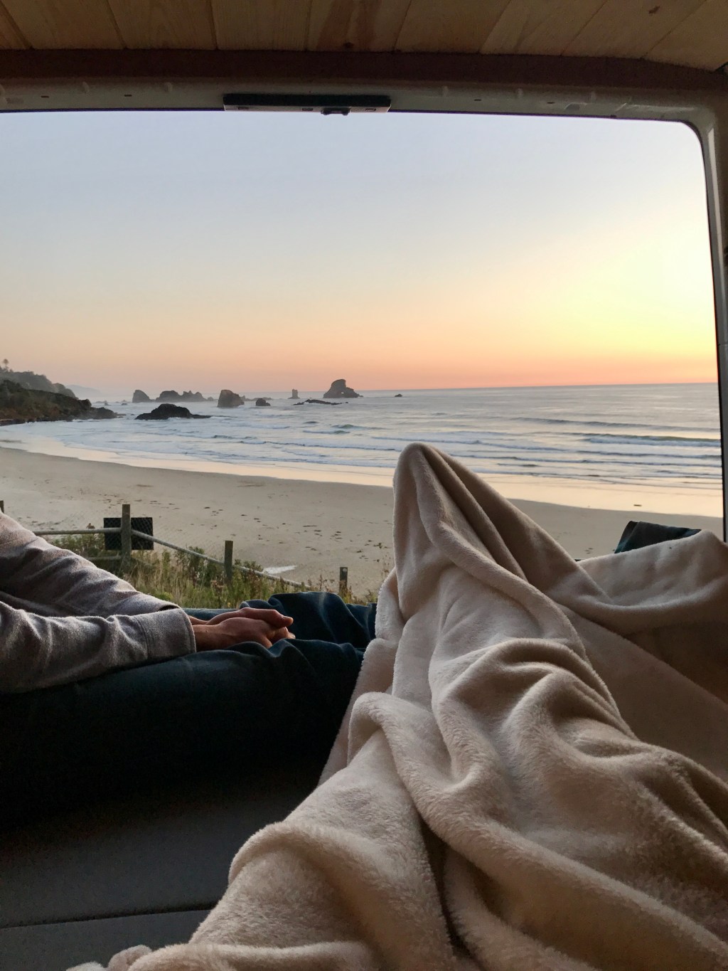 Ecola State Park Van Life at Beach
